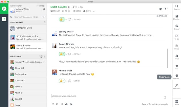 Communicate via Channels