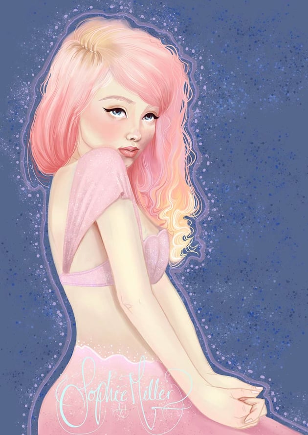 Image: https://cms-assets.tutsplus.com/uploads/users/346/posts/27128/image/sophiemiller1.jpg Mermaiden Digital Art by Sophie Miller