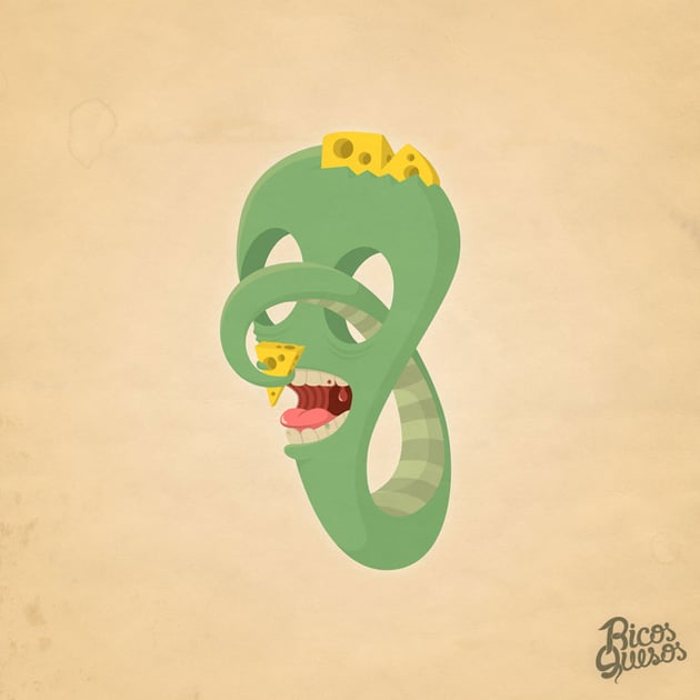 Ricos Quesos Art by Gustavo Zambelli