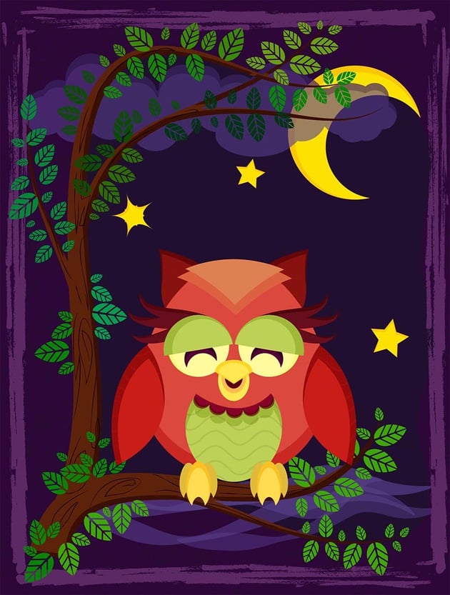 Owl Vector Illustration by Divair Laurindo Rosa