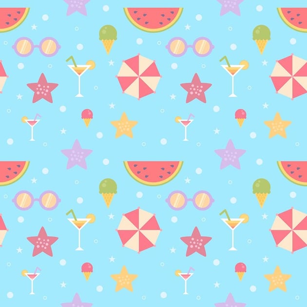 Summer Pattern in Affinity Designer by Lenart Livia