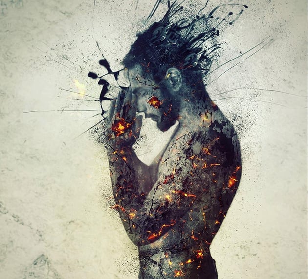 Molten Statue Photoshop Manipulation by Hassan Raza