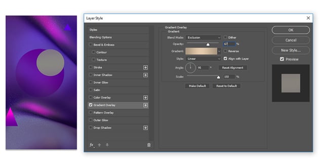 Add a gradient overlay