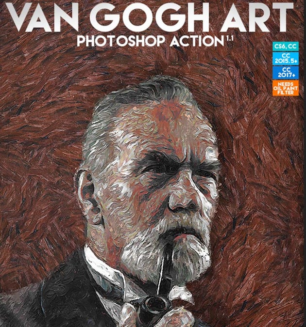 Van Gogh Art Photoshop Action 