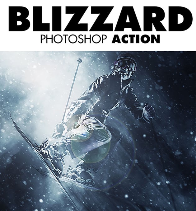 Blizzard Photoshop Action 