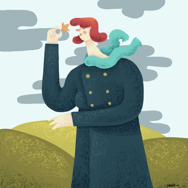 Fall Illustration by Denis Angelov