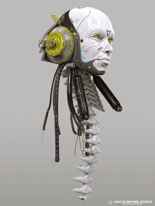 Robotic Character by Hristian Ivanov