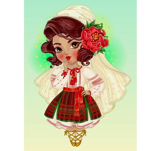 Create a Cute Moldovan Chibi Character in Adobe Illustrator