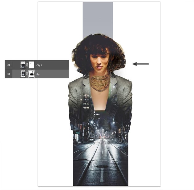 Add the flipped city