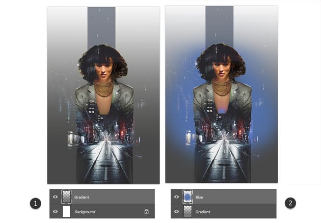 Add the background colors