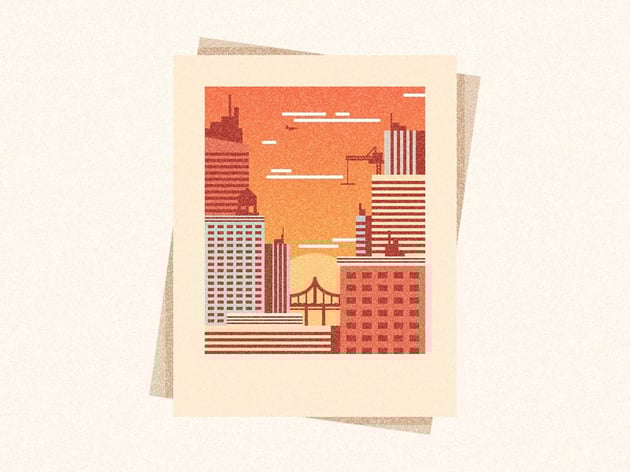 How to Create a Textured City Snapshot Illustration in Adobe Illustrator