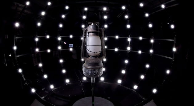 3D scanning a prop at Clear Angle Studios to capture every detail