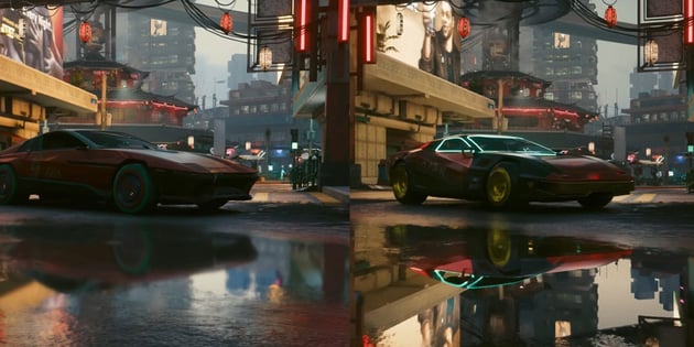 raytracing in Cyberpunk 2077