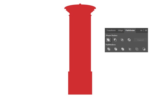 The combined post box all in one colour