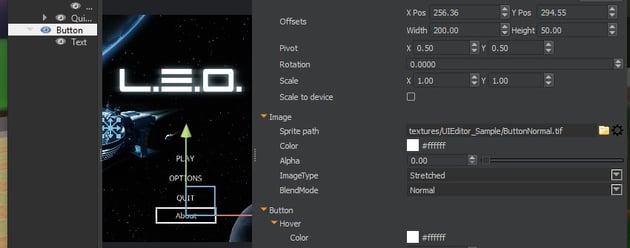 UI Editor - Button ImageType