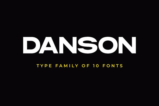 danson ikea font