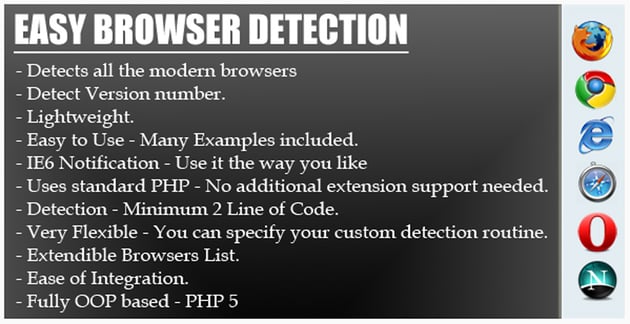 Easy Quick Browser Detection