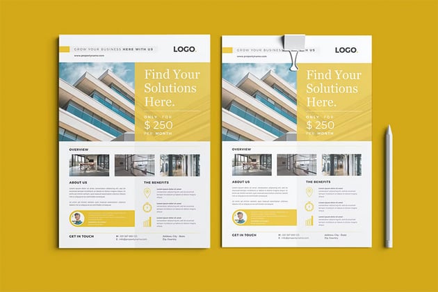 real estate flyer template