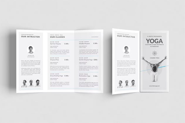 yoga brochure