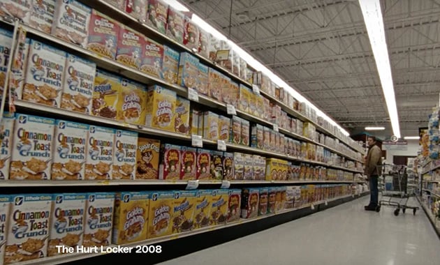 The Hurt Locker shot composition example