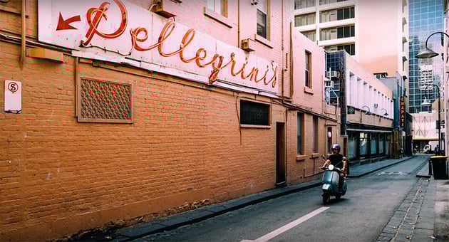 leading lines from word