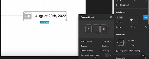 text baseline alignment