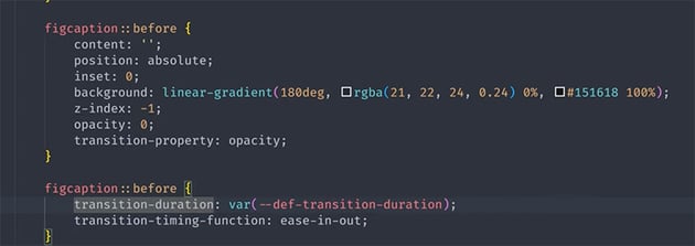 pseudo element transition