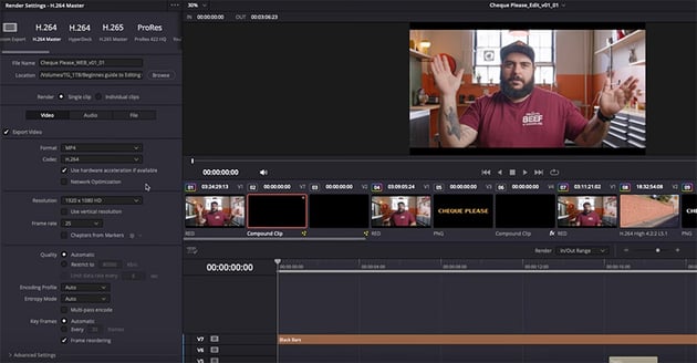 h264 version exported