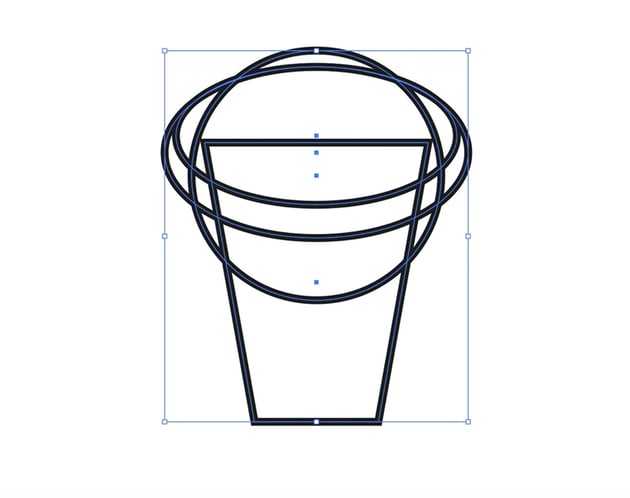 cup with circles added