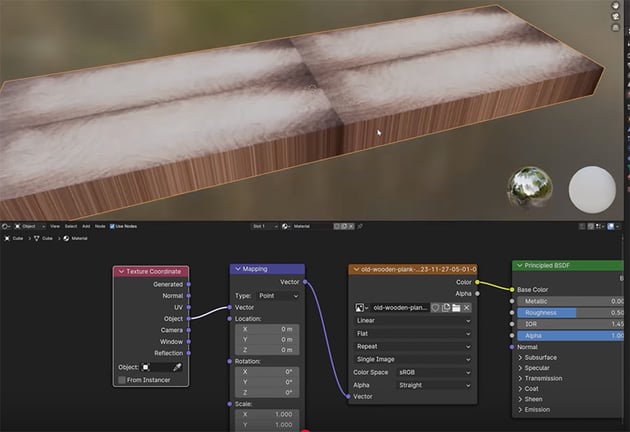 more texture nodes added