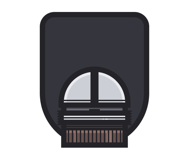 adding the inner darker section of the dome