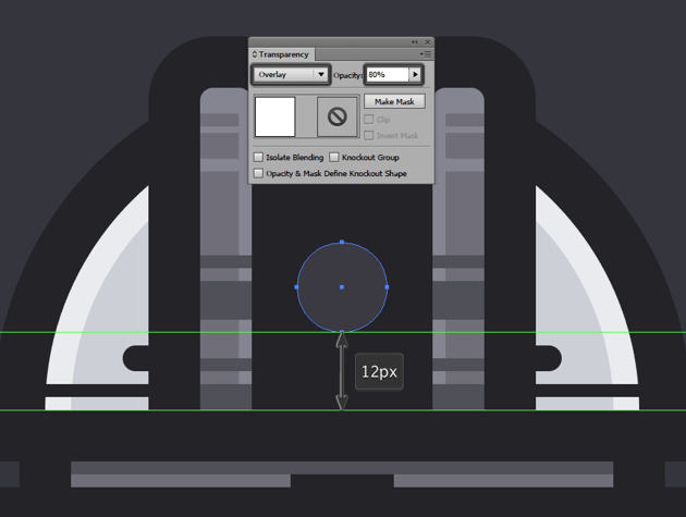 creating the main shape for the lens