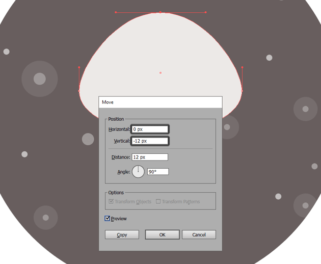 adjusting the shape of eves head