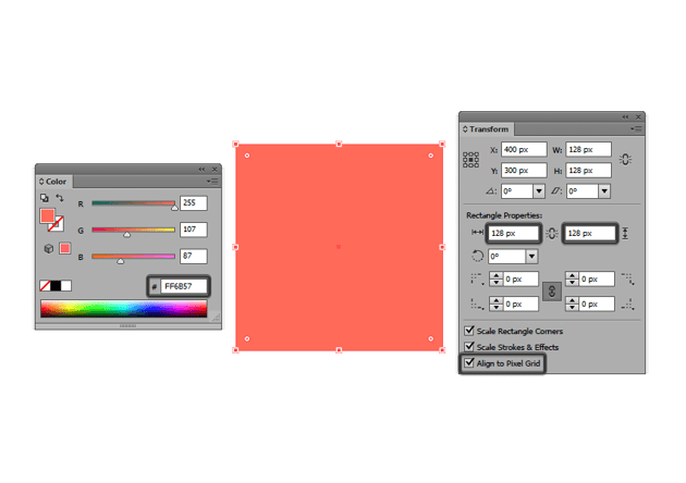 creating the main shape for the reference grid