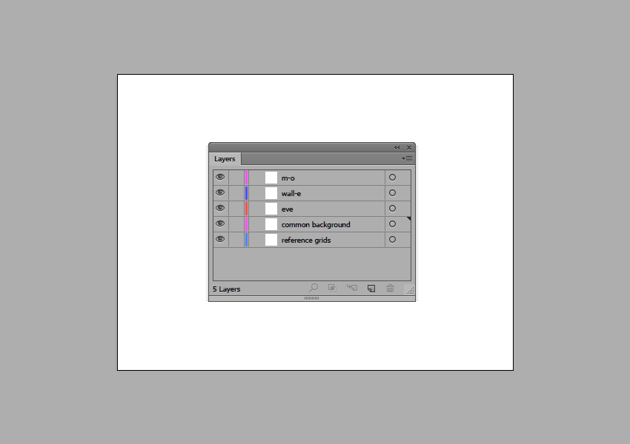 setting up the layers