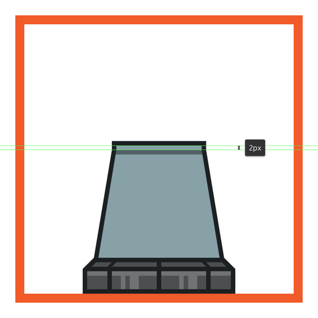 adding the shadow to the upper section of the daleks body