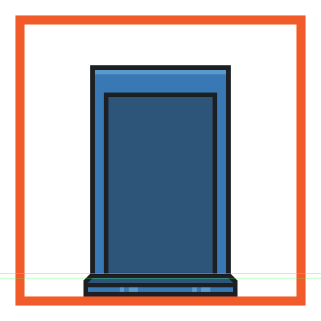 creating and positioning the inner section of the time machines main body