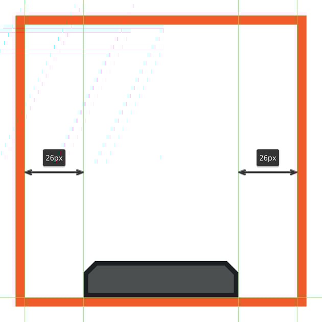 creating and positioning the main shapes for the daleks bottom section