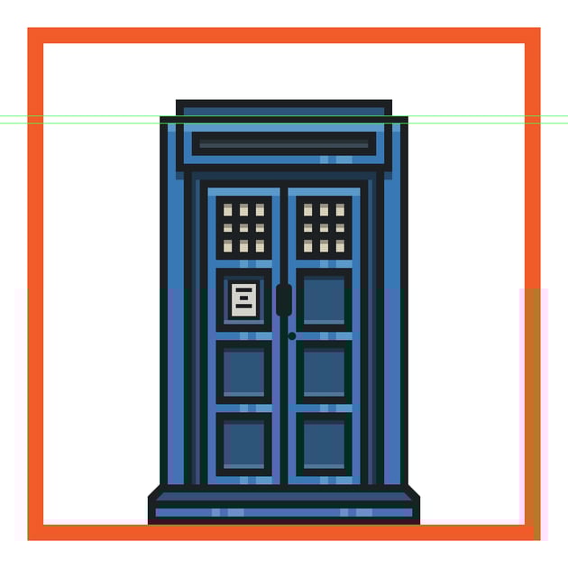 creating and positioning the main shape of the time machines upper section