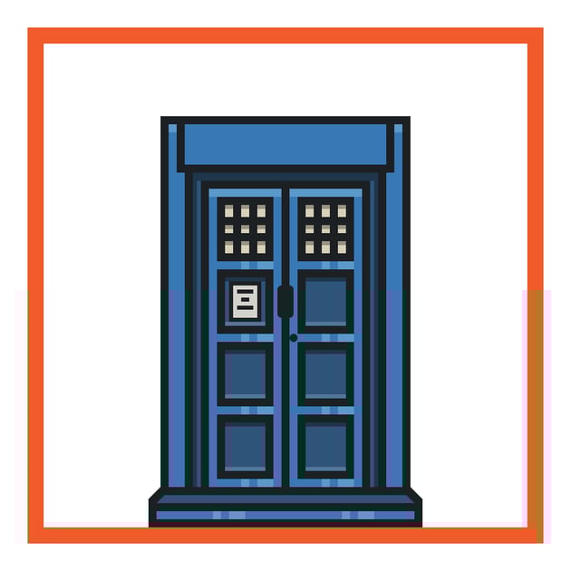 creating and positioning the upper section of the time machines main body