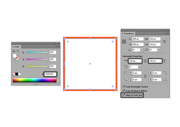 creating the main shape for the active drawing area