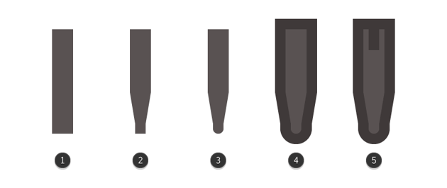 adding details to the tape recorders main control switch