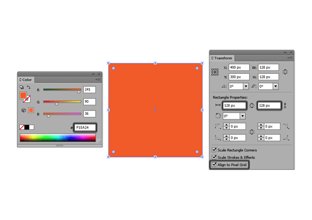 creating the main shape for the reference grid