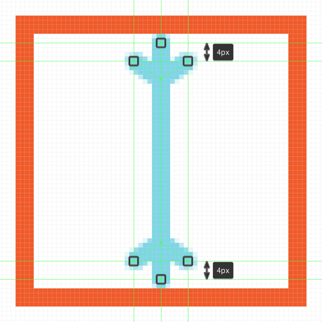 Image: https://cms-assets.tutsplus.com/uploads/users/523/posts/29775/image/creating-and-positioning-the-main-shape-for-the-bottom-detail-of-the-first-snowflake.png adding the bottom segment to the first snowflake