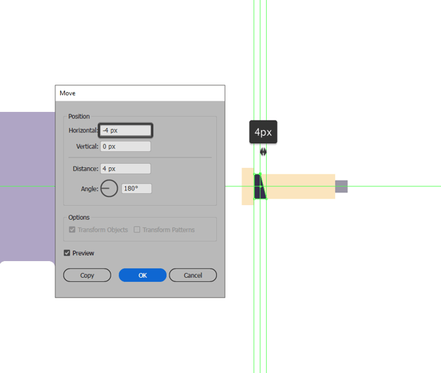 adding the hard shadow to the handle