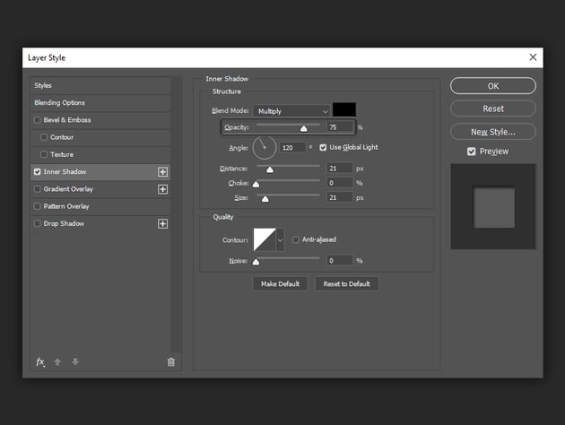 opacity level example