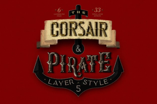 corsair and pirate layer styles
