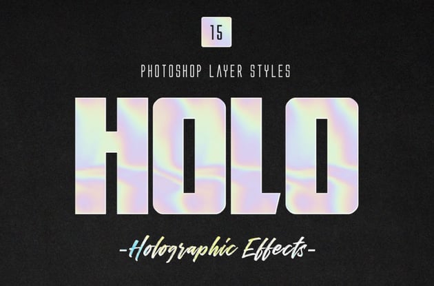 holo photoshop layer styles