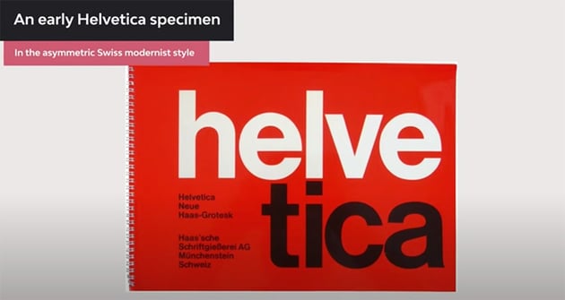 By the 1900s, designers created some of the humanist and geometric typefaces we use today, like Helvetica.