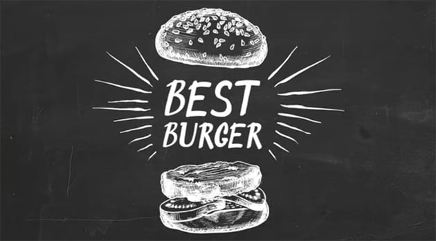 Finish with the text fully revealed and the lines dancing.